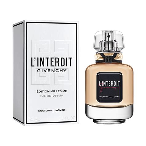 givenchy millesime nocturnal jasmine eau de parfum l'interdit edition|L'INTERDIT NOCTURNAL JASMINE ÉDITION MILLÉSIME.